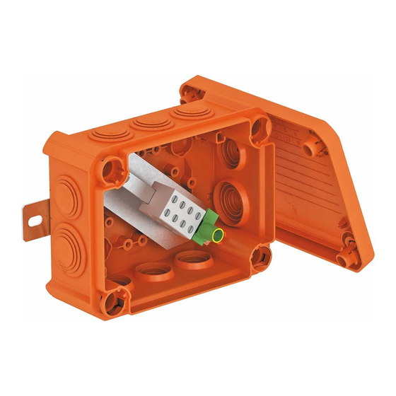 OBO Bettermann T100ED Series Mounting Instructions