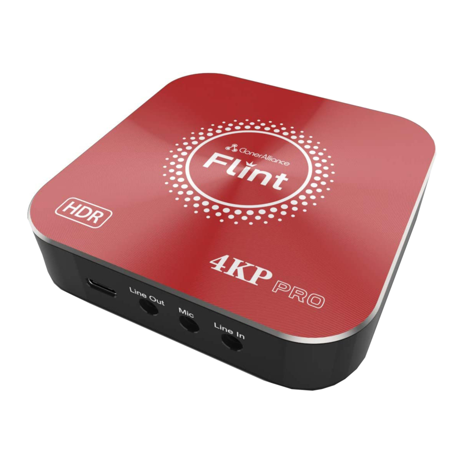 ClonerAlliance Flint 4KP Pro User Manual