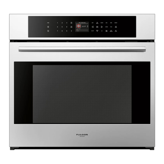 FULGOR F7SP30S1 Installation Instructions Manual