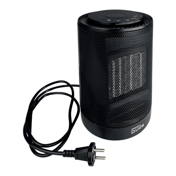 GÜDE GKH 1200 DT Ceramic Fan Heater Manuals