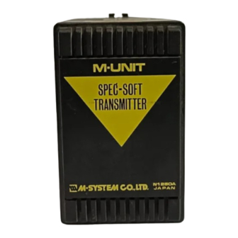 M-system LINEARIZER JFX Instruction Manual