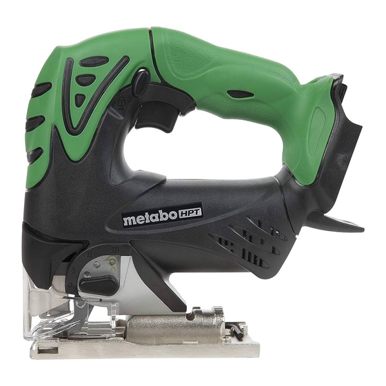 Metabo HPT CJ 14DSL Safety Instructions And Instruction Manual