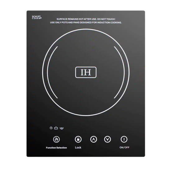 Summit SINC1110 Induction Cooktop Manuals