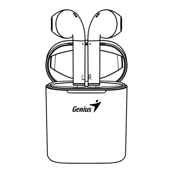 Genius HS-M900BT Quick Manual