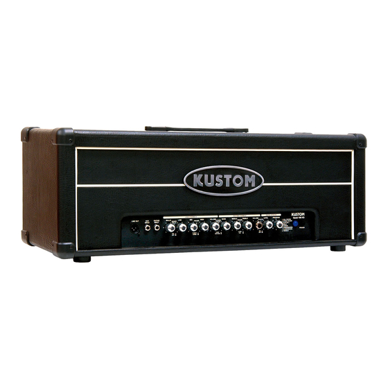 Kustom Quad 100 HEAD Owner's Manual