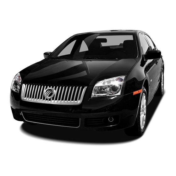 Mercury 2007 Milan Owner's Manual