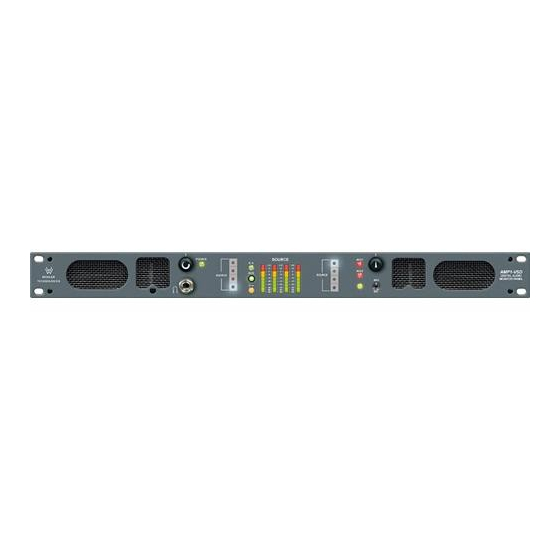 Wohler AMP1-VSD User Manual