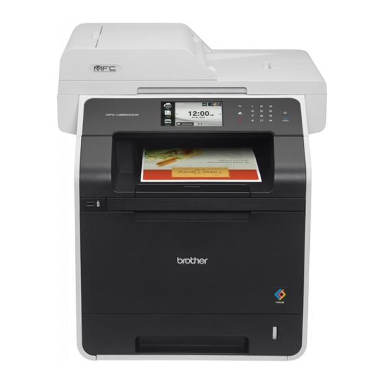 Brother MFC-L8600CDW Basic User's Manual