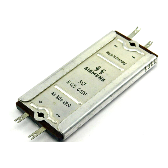 Siemens C500 User Manual
