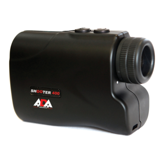 ADA INSTRUMENTS Shooter400 Operating Manual