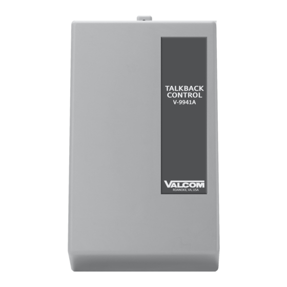 Valcom V-9941A Design/Information