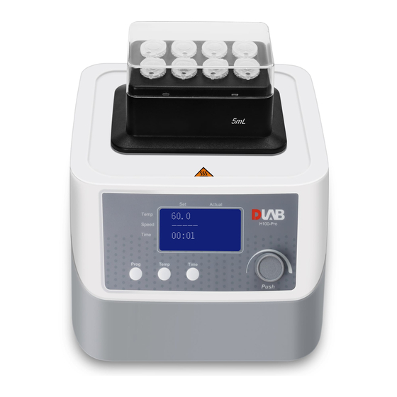 DLab Thermo Control H100-Pro User Manual