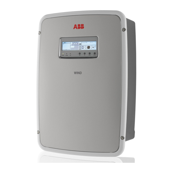 ABB UNO-2.0-I-OUTD Quick Installation Manual