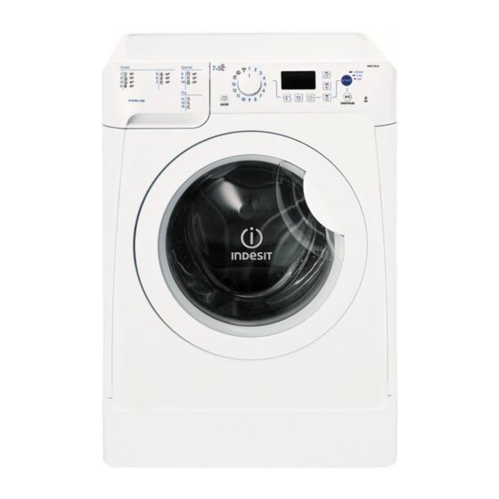 Indesit PWDE 7125 W Instructions For Use Manual