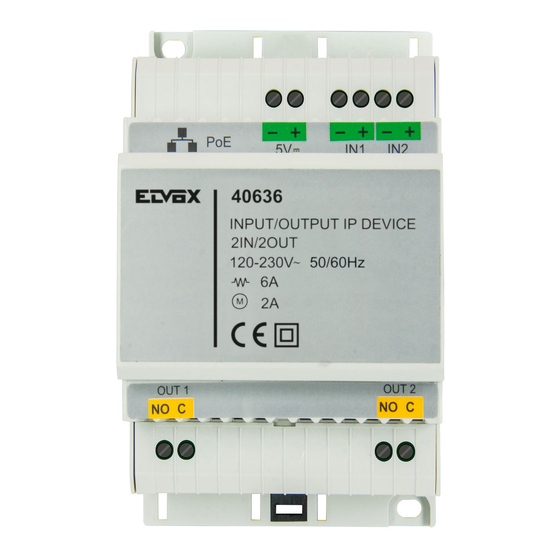 Vimar ELVOX 40636 Instruction Sheet