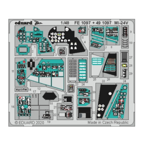 Eduard Mi-24 interior Manual