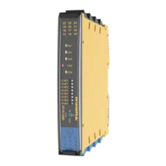 turck IMX18-DI03-4S-5R-S Series Quick Start Manual