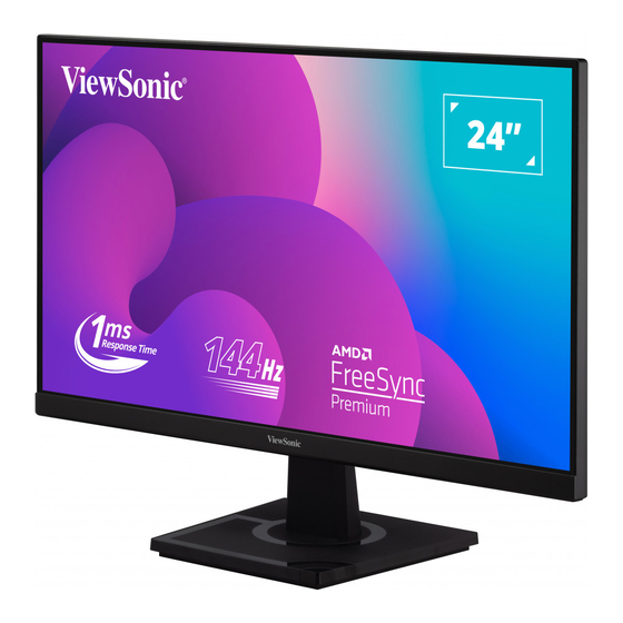 ViewSonic VX2405-P-mhd Manuals