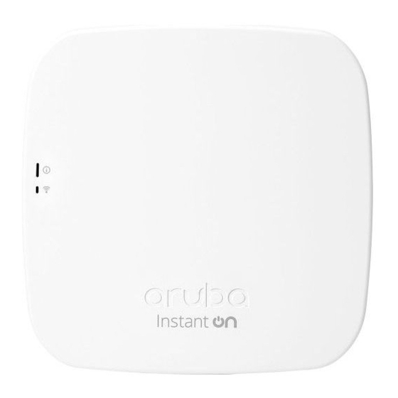 Aruba Instant On AP11 Installation Manual