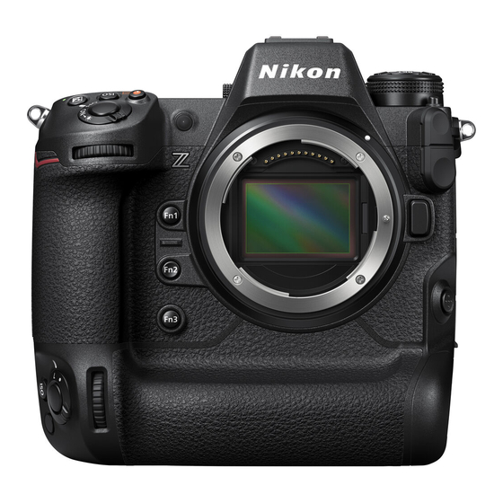 Nikon Z 9 Reference Manual