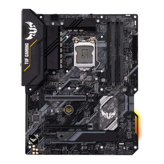 Asus TUF GAMING H470-PRO Quick Start Manual