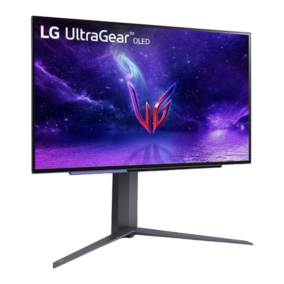 LG UltraGear 27GR95QE Quick Setup Manual