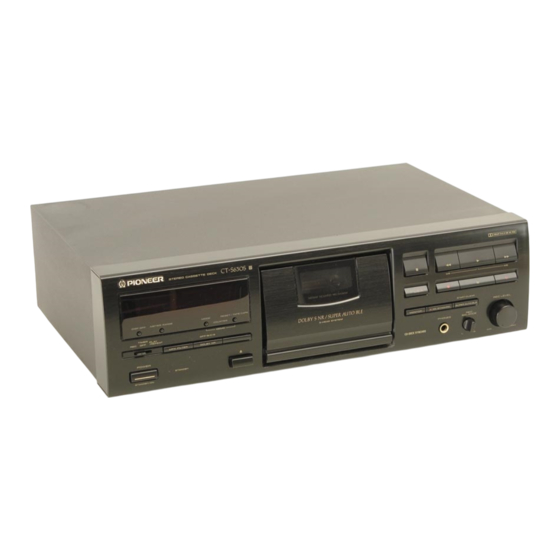 Pioneer CT-S630S Service Manual