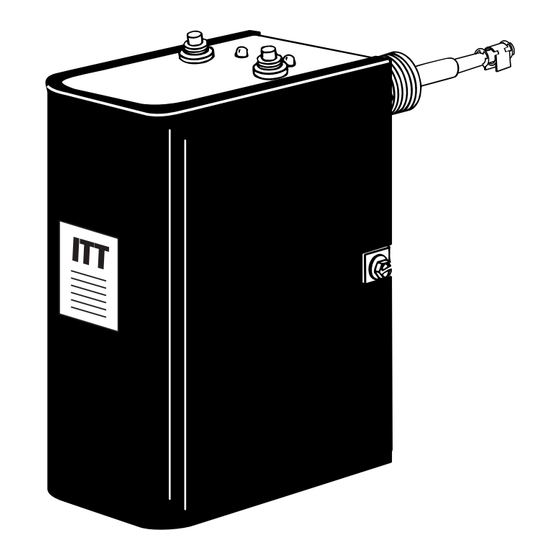 ITT McDonnell & Miller PSE-800 Series Installation & Maintenance Instructions Manual