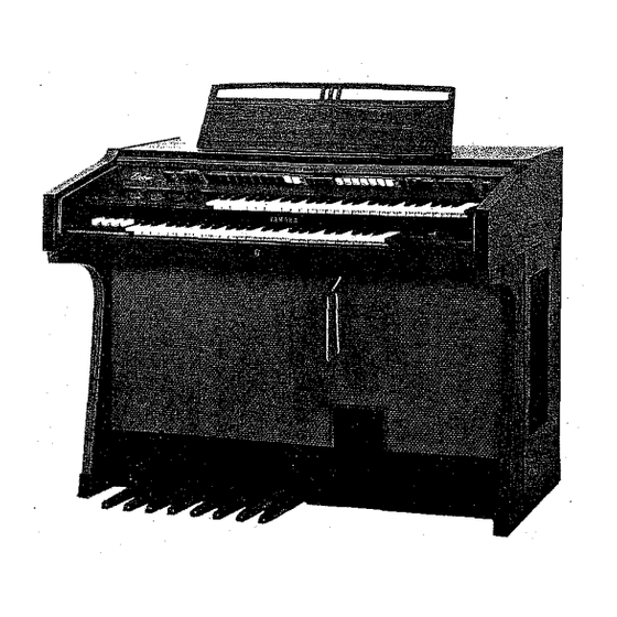 Yamaha Electone D-3 Playing Manual