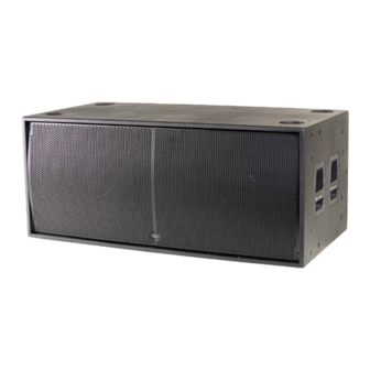 DAS Variant LX-218A Powered Subwoofer Manuals