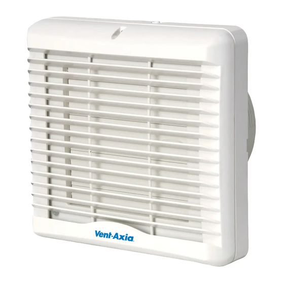 Vent-Axia VA140/150KP Installation And Wiring Instructions