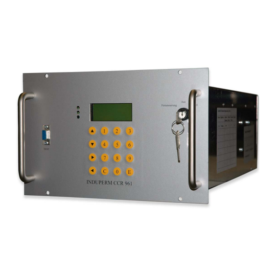 Hella Induperm CCR 961-SW4.00 Regulator Manuals