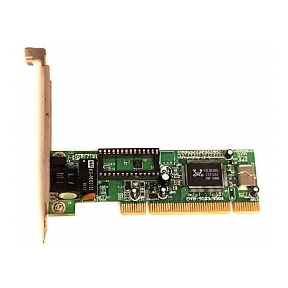 Planet PCI Fast Ethernet Adapter ENW-9503 User Manual