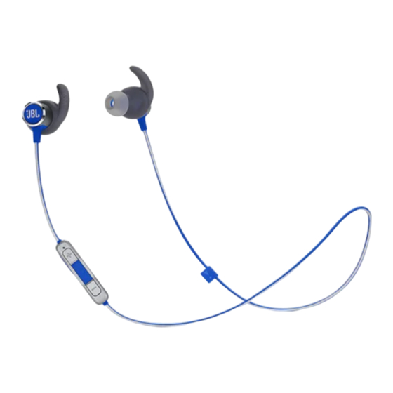 JBL Reflect Contour2 Quick Start Manual