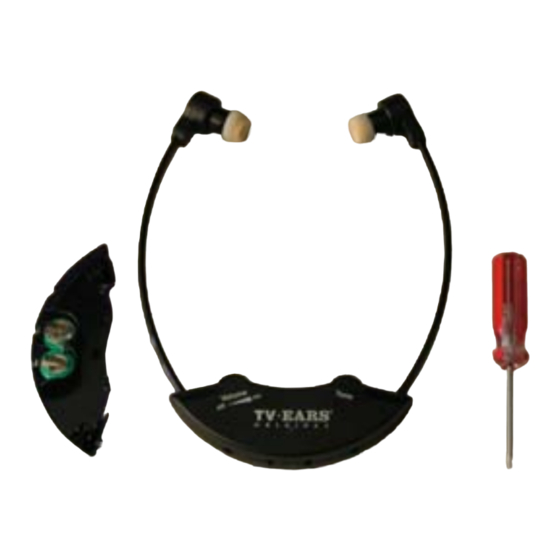 TV Ears TV Listening Device Replacement Instructions