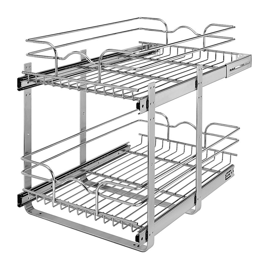 Rev-A-Shelf 9" Two-Tier Basket Installation Instructions