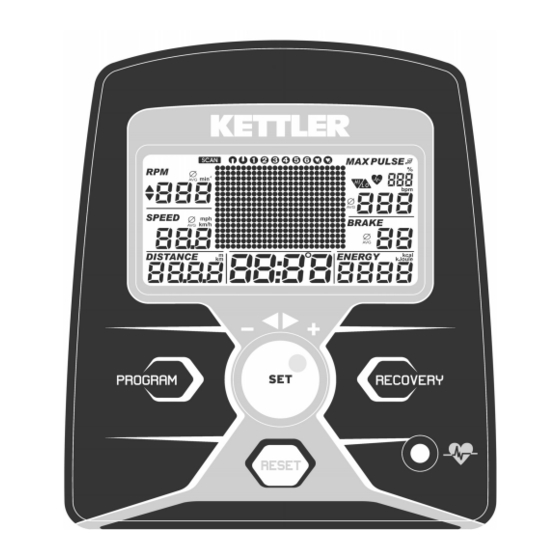 Kettler SM 328x-75 Training And Operating Instructions