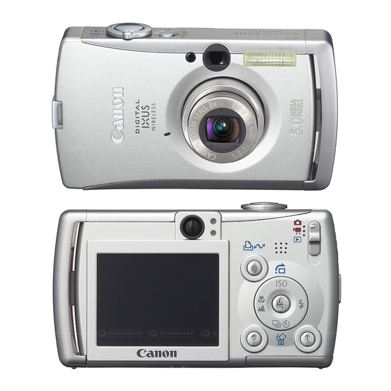 Canon PowerShot SD430 Digital ELPH Wireless User Manual