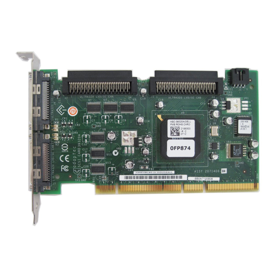 Adaptec 39320-R Manual