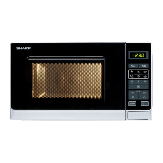 Sharp R242INW Microwave Oven Manuals