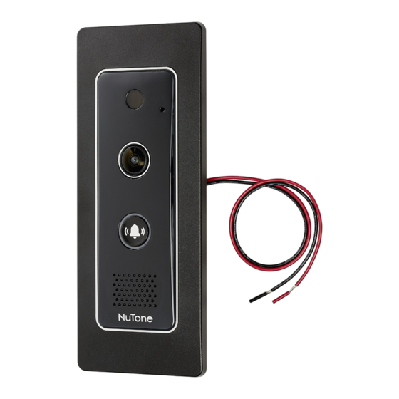 NuTone Knock DCAM100RB Installation Instructions