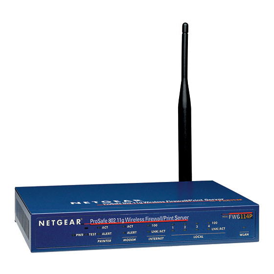 NETGEAR ProSafe FWG114P Brochure