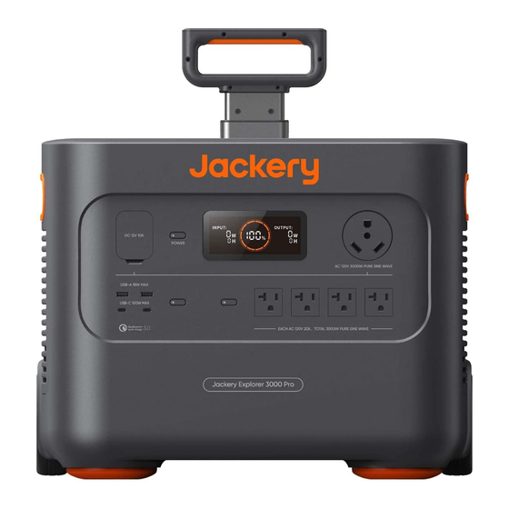 Jackery Explorer 3000 Pro User Manual