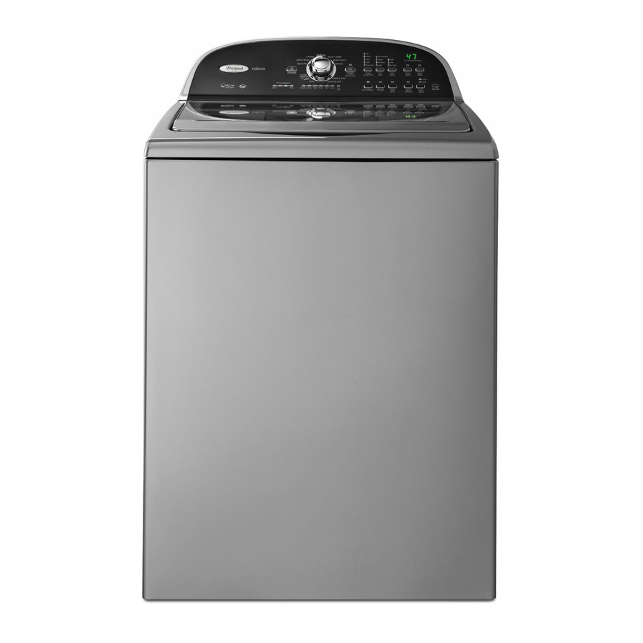 Whirlpool WTW5700XW3 Use And Care Manual