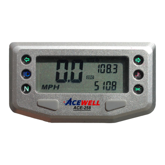 Acewell ACE-2XX User Manual