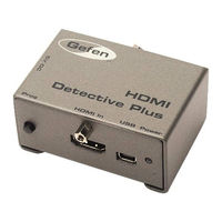 GEFEN HDMI Detective PLUS User Manual