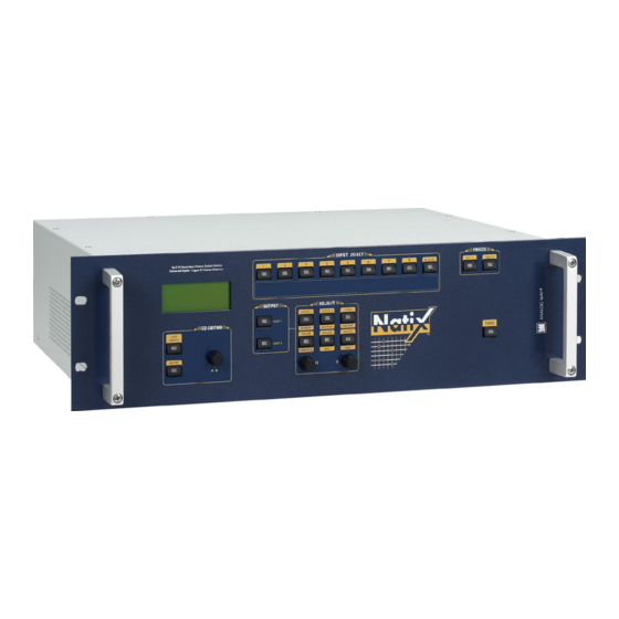 Analog way NATIX NTX8022A User Manual