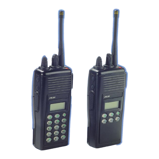 M/A-Com LPE-200 Operator's Manual