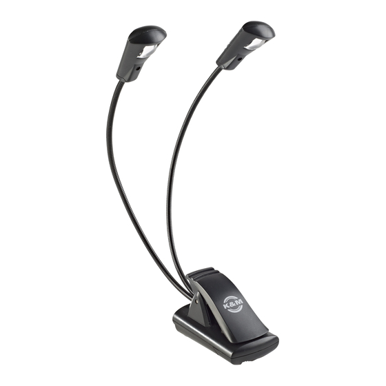 Konig & Meyer Double LED FlexLight Installation Instructions