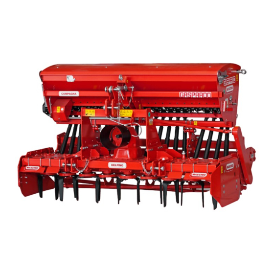 Gaspardo COMBINATA 300 Use And Maintenance / Spare Parts